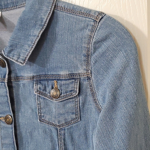 Carter's Denim Button Front Jacket Girls Size 12 - Picture 5 of 10